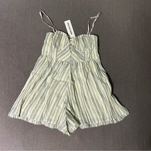 Urban Outfitters, Small, blue and white romper